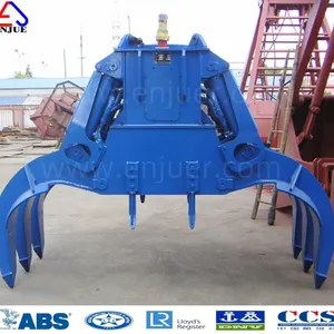Edit Electric Hydraulic Orange Peel Scrap Grab for Garbage Scrap Orange Peel Grab for Steel Scrap thumbnail-2