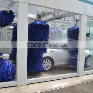Car Wash Tunnel 9Brushes/Tunnel Car Wash 9Brushes PE-T9 40000USD Automatic Up Down Drying System thumbnail-1