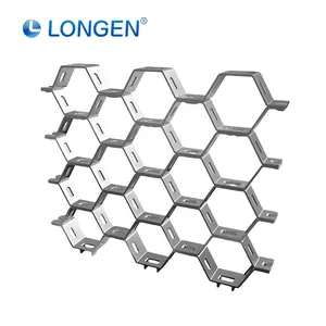 Stainless Steel Wire Hex Mesh High Weldability Corrosion Resistant Refractory Mesh for FCC Reactor Wall Factory Wholesale thumbnail-2