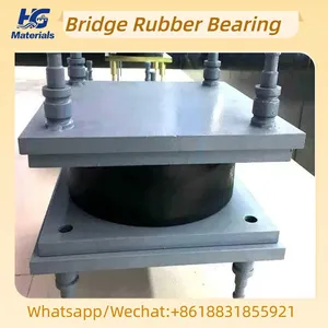 Natural Rubber/Neoprene Rubber Bridge Elastomeric Bearing Plate Seismic Isolation Bearing Pad Cutting Service Customizable Size thumbnail-5
