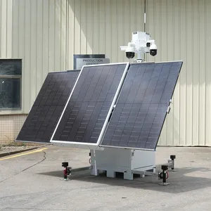 HiCUBE Solar Surveillance Tower With 3*450W Solar Panels High Power for Outdoors Security thumbnail-3