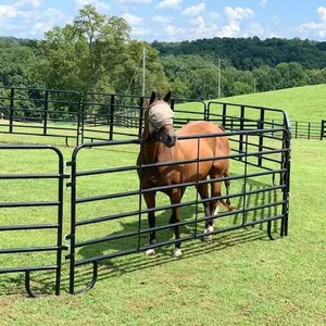 Cheap Galvanized Livestock Yard Horse Fence Corral Panel Horse Panel thumbnail-1