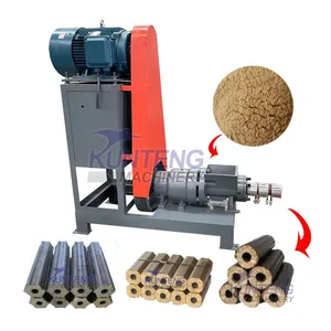 Cow Dung Horse Manure Briquette Automatic Making Machine Straw Firewood Bar Extruder Sawdust Block Press Machine EPC thumbnail-1
