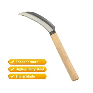 Factory Supply Harvesting Sickle With Strong Forged Structure for Farm Tool Wholesalers Private Label Export Supply for African and thumbnail-2