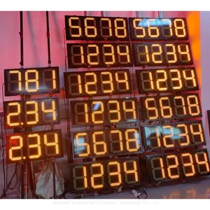 Fuel Station Pylon Price Sign Led Digital High Lighting Gas Price Sign Single/double Display Advertising Price Signage thumbnail-1