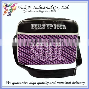 Casual Original Unisex PVC Leather Messenger Bag thumbnail-1