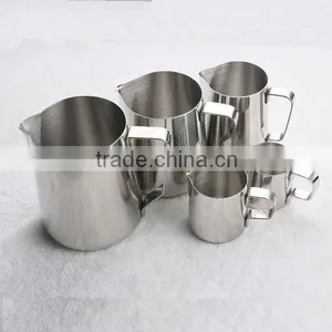 Whalesale Stainless Steel Latte Milk Steaming Frothing Pitcher thumbnail-1