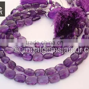 Bulk Buy African Amethyst Faceted Chicklet Beads 8x11 To 9x12 MM thumbnail-1