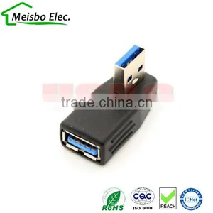 USB 3.0 Left Vertical Angled Adapter M/F thumbnail-1