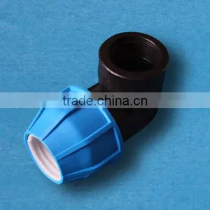 HDPE Fitting/PP Compression Fittings for Irrigation Femal Elbow thumbnail-1