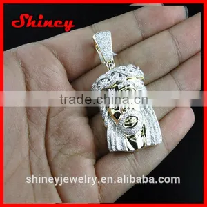 2014 Fashion Micro Paved Hip Hop Jewelry,jesus Piece Pendant thumbnail-1