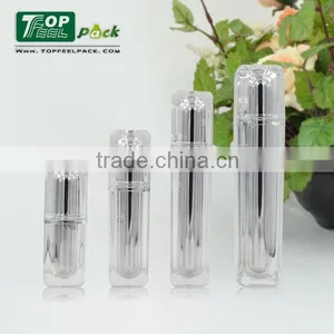 Plating Gold Double Wall Acrylic PMMA Lotion Bottle for Lotion Skincare Sale 100ml thumbnail-2