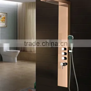 Factory Cheap Price Newest Design Grey Stainless Steel Shower Panel Mixer thumbnail-4
