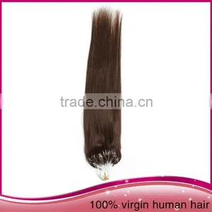 Wholesale Colorful Micro Ring Loop Hair Extension Bead India Virgin Human Hair Weave Extension thumbnail-2