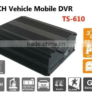 4CH 3G GPS WIFI Mobile DVR Video Recording In-Vehicle Surveillance thumbnail-1