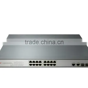 OEM 16 Port Managed Switch POE Switch for IP Camera With 2 Gigabit TP/SFP Combo Ports (260Watts/440Watts) ONV thumbnail-2