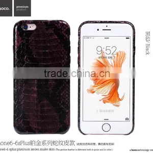 HOCO Platinum Series Python Leather Rubber Back Case for IPhone 6s Luxury Snake Leather Cover for IPhone 6 4.7 MT-5777 thumbnail-1