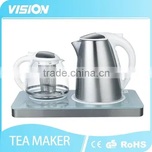 8993T-E1 Electric Tempered Glass Tea Kettle Set thumbnail-1