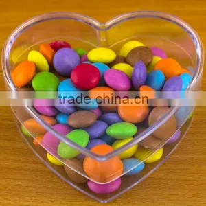 Heart Shaped Clear Acrylic Candy Box Wedding Favors thumbnail-1