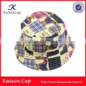 Wholesale Blank Orange Bucket Hat With String thumbnail-1