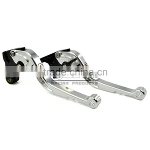 BJ-LS-009 Highly Recommended 3D CNC Adjustable Folding Aluminum Motorcycle Hand Brake Lever for Kawasaki Z1000 thumbnail-2