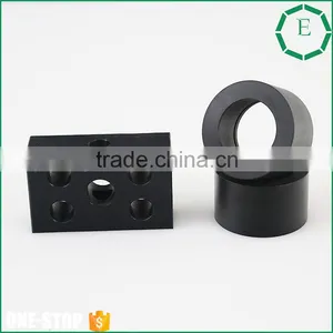Custom Cheap Black ERTALON66 Polyamide Cnc Precision Drilling Sheet Block Parts thumbnail-5