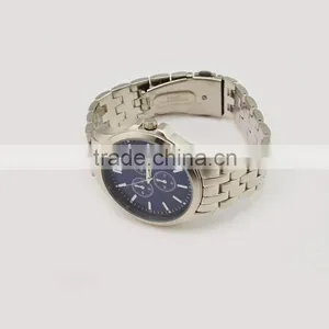 Classic Mans Business Watch Fake Three Eyes Quratz Waterproof Watch thumbnail-4