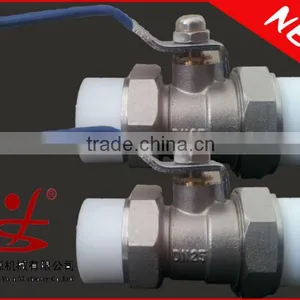 Brass Ball Valve With Level Handle thumbnail-1