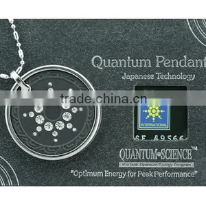 Crystal Quantum Pendant With Scalar Energy + Germanium,Far Infrared,Negative Ion Stone + Stainless Steel Clasp thumbnail-3
