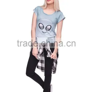 OEM Brand New 3D Print Latest Dri Fit T Shirt Design China Factory thumbnail-5