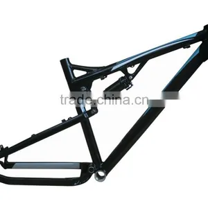 26" Full Suspension Aluminium Alloy Mountain Bike Frame China Supplier thumbnail-1