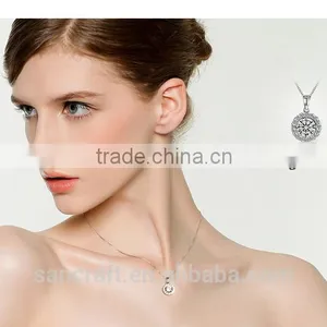 925 Sterling Silver American Diamond Necklace Sets thumbnail-2