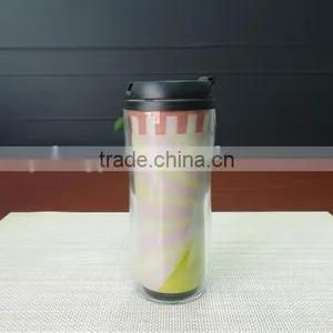Popular Promotional Gift PP and PS Color Changing Magic Travel Tumbler thumbnail-5