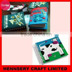 Soft Pvc Custom 3D Cute Soft Cover Note Pad thumbnail-1