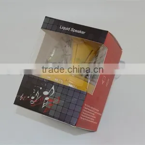 Handfree Stereo Bluetooth Colorful LED Liquid Speaker Support TF Card thumbnail-6