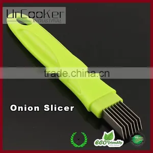 Kitchen Onion Vegetable Cutter Sharp Scallion Cutter Stainless Steel Blade thumbnail-1