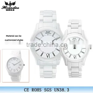 New Style Fashion Black Ceramic Watch Bands thumbnail-1