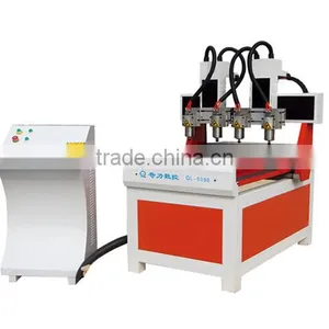 QL-6090 China Jinan Supplier Ball Screw Drive Hobby Multi-head Mini Cnc Router Sale thumbnail-6
