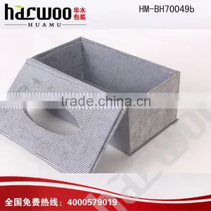 High Quality Small MOQ Cheap Hotel Leather Tissue Box thumbnail-1