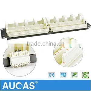 Manufacture 100 Pairs RJ11Patch Panel, Cat3 Voice Patch Panel, 110 Type Telephone Patch Panel thumbnail-1