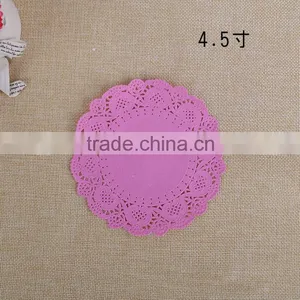 Laser Cut Cup Cake Wrapper Paper Doilies 4.5" Round Paper Doily thumbnail-2