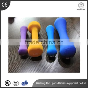 High Quality Dip Plastic Gym Dumbbell/adjustable Dumbbell/rubber Dumbber thumbnail-1
