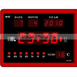 ABS Multi-function Led Calendar Clock thumbnail-2