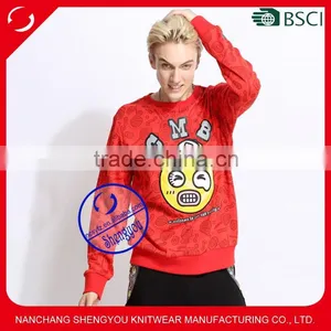 Custom 100% Fleece Polyester Men Full Printed Hoodie Sweatshirts thumbnail-1