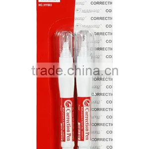 Multipurpose Wite-out Metal Tip Correction Pen in Blister Card (HY-633) Correction Fluid 7ml l thumbnail-1