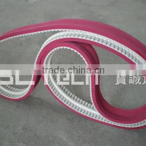 PU Timing Belt With Guide Belt&Grooving Rubber thumbnail-1