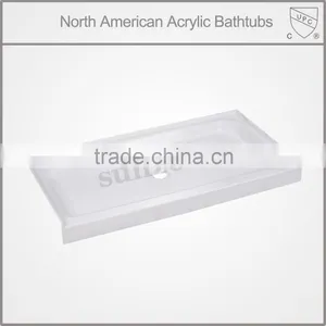 CUPC Rectangle Shower Base,upc America Shower Base,fiberglass and Resin Shower Base thumbnail-1