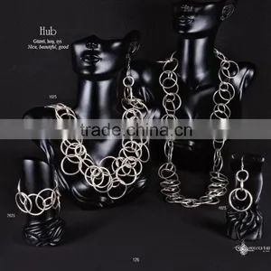 Ring Earring Bracelet Necklace Authentic Turkish Ottoman Ethnic Jewelery Set thumbnail-6