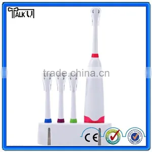 Revolving Electric Toothbrush With 4 Teeth Brush Heads Oral Hygiene Dental Care thumbnail-4