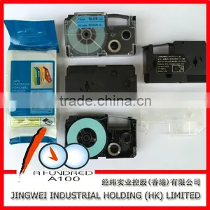 XRA-12WE1 Black on White 12mm Tape Cartridge for Compatible Casio Label Printer Tape Label Ribbon thumbnail-5